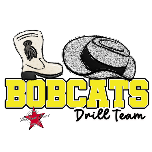 Bobcats Varsity Drillteam-Bright Yellow