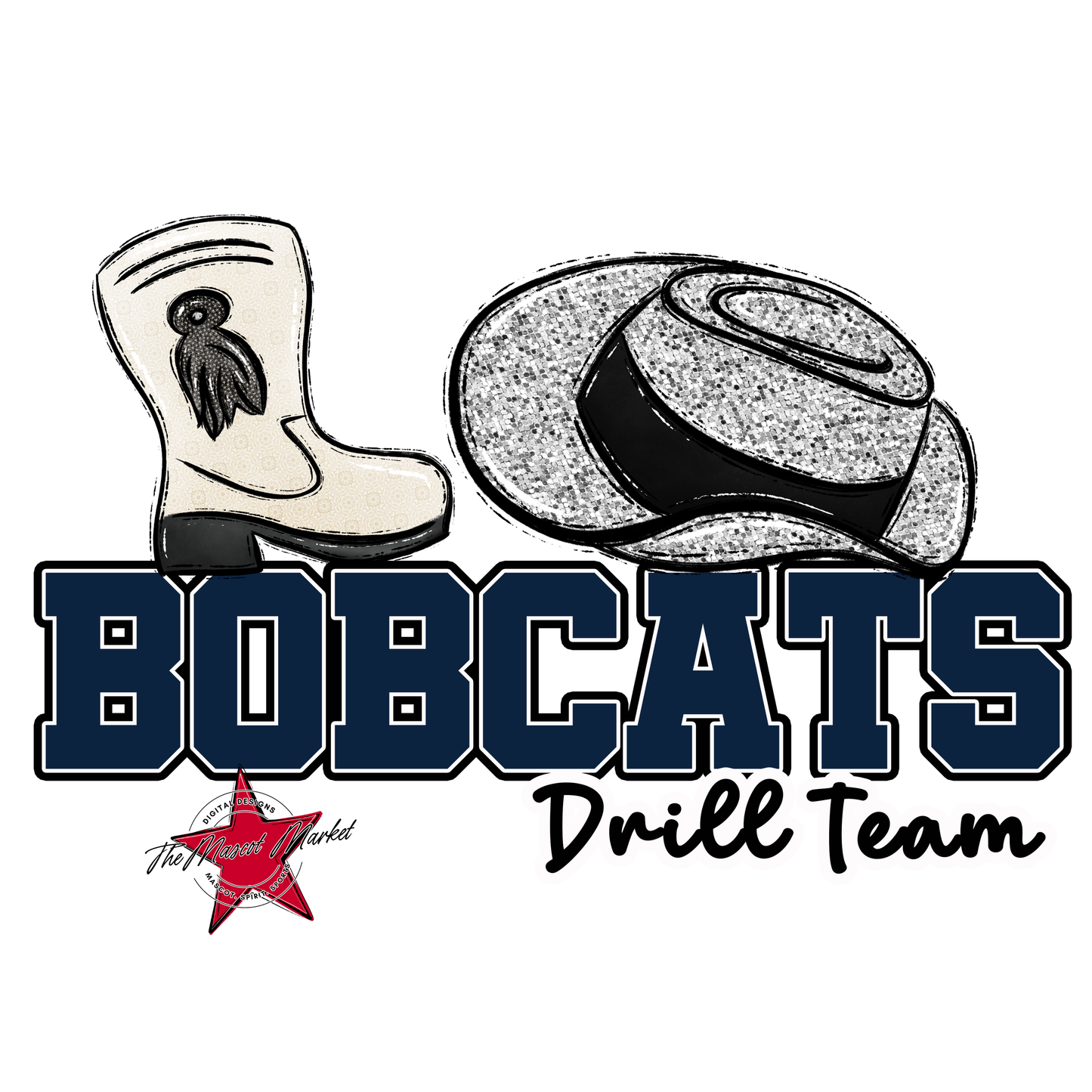 Bobcats Varsity Drillteam-Navy