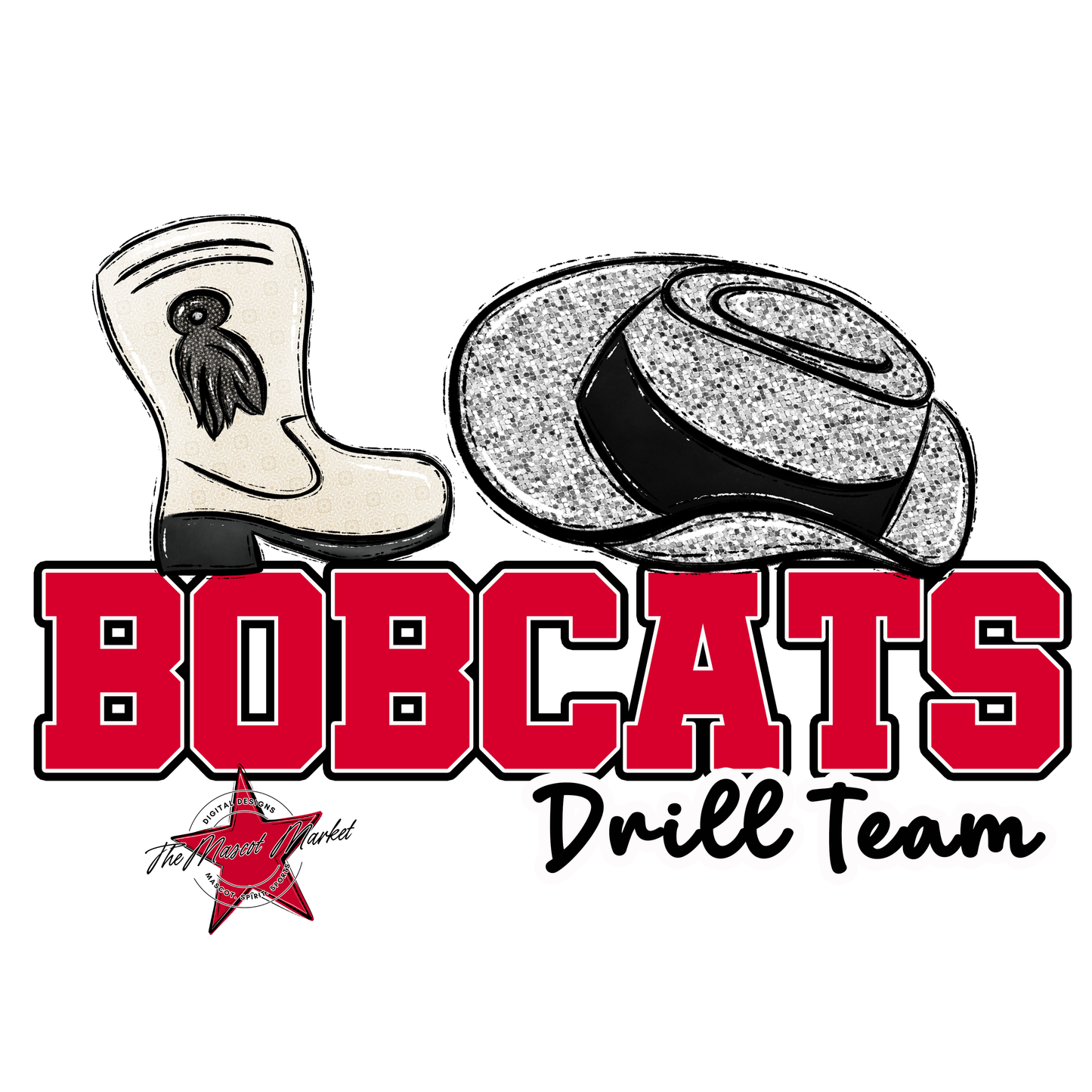 Bobcats Varsity Drillteam-Red
