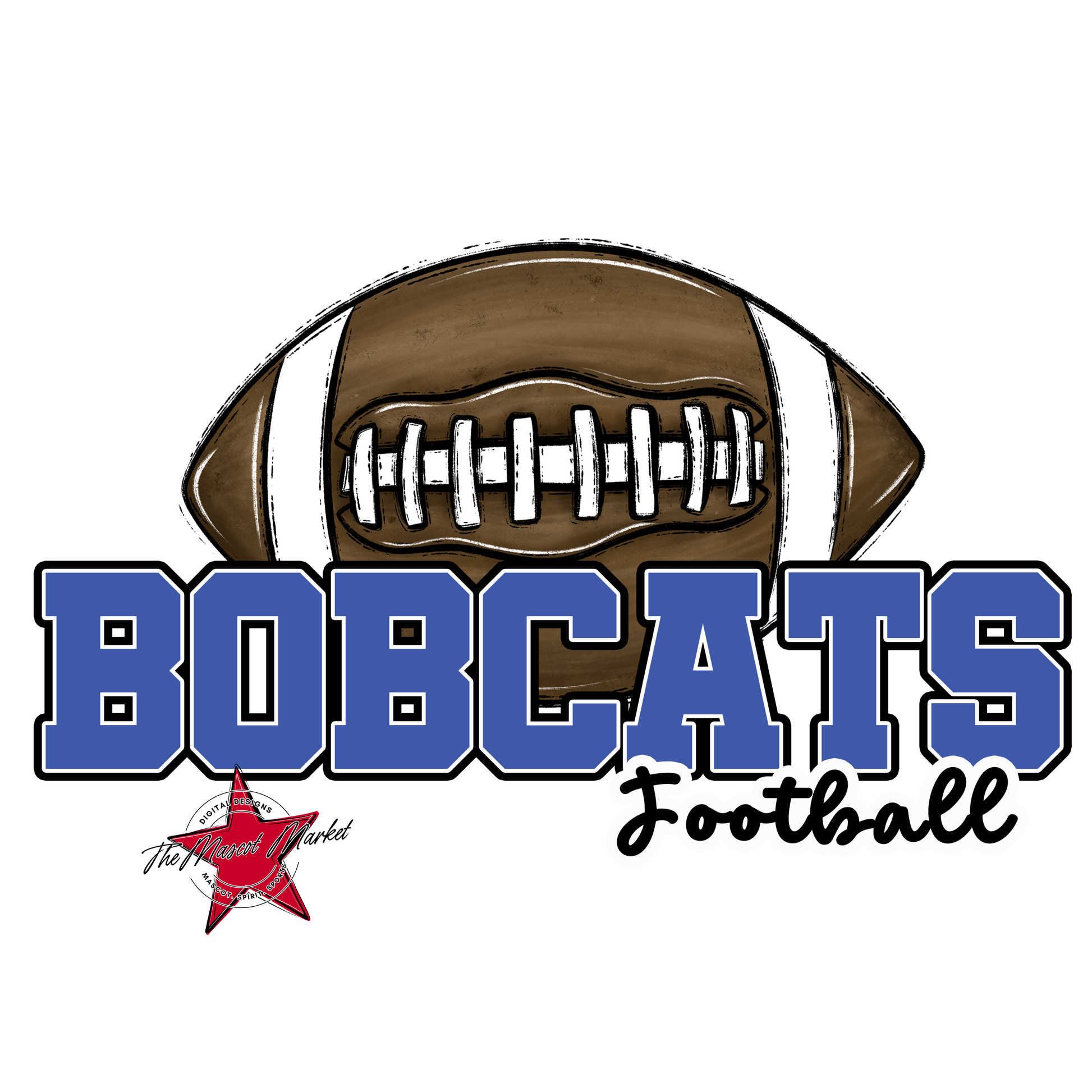 Bobcats Varsity Football-Off Blue