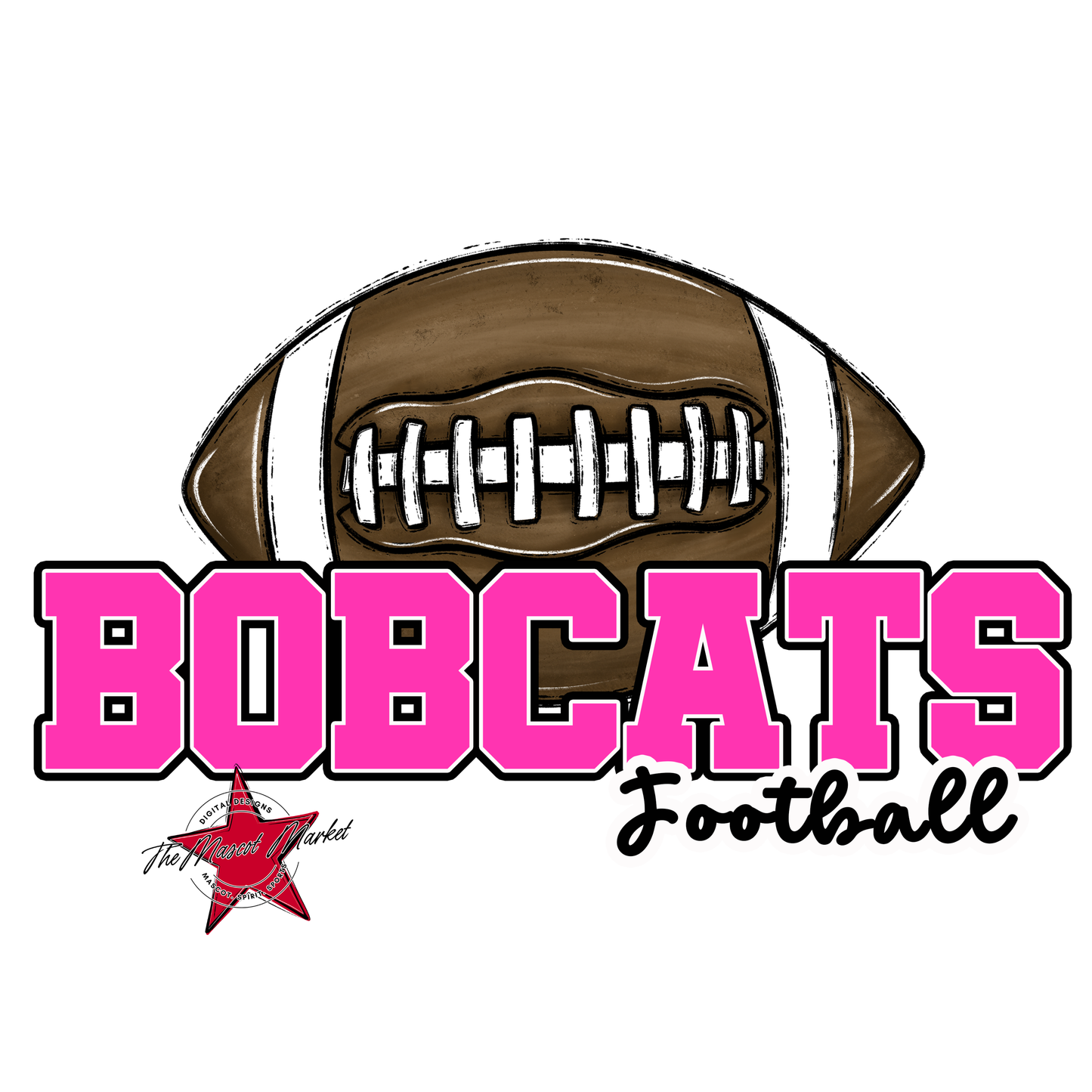 Bobcats Varsity Football-Pink