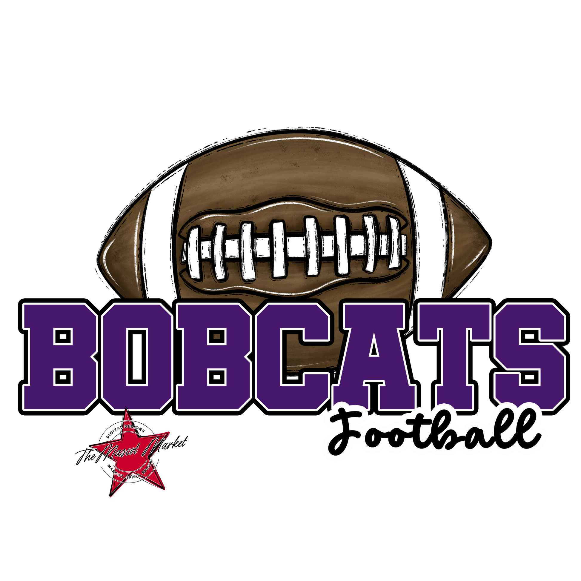 Bobcats Varsity Football-Purple