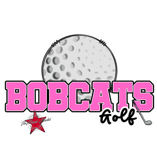 Bobcats Varsity Golf-Baby Pink
