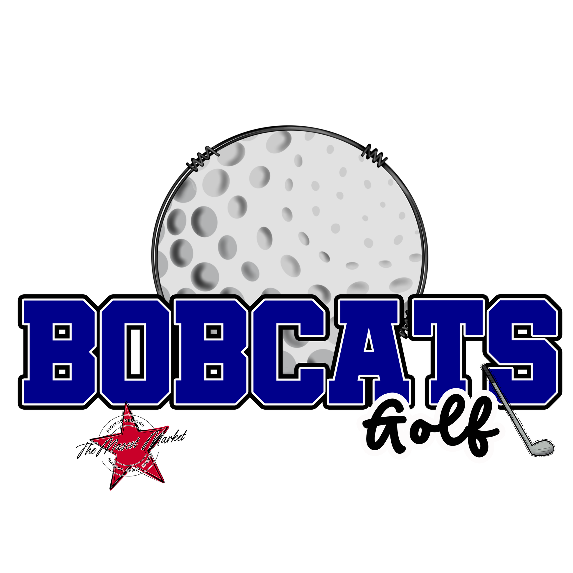 Bobcats Varsity Golf-Blue