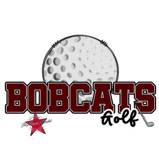 Bobcats Varsity Golf-Maroon