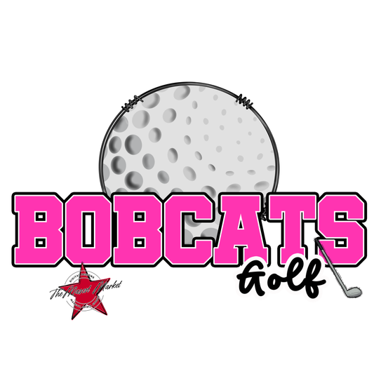 Bobcats Varsity Golf-Pink