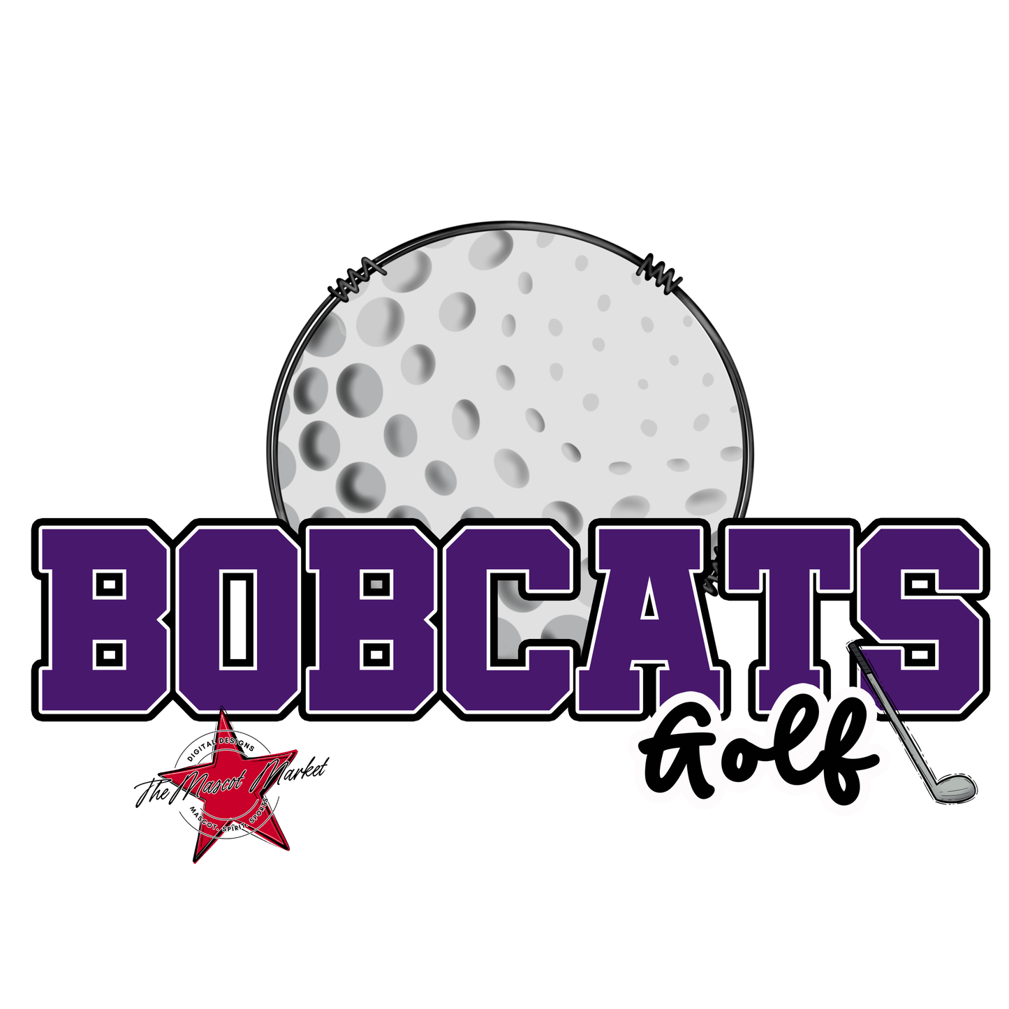 Bobcats Varsity Golf-Purple