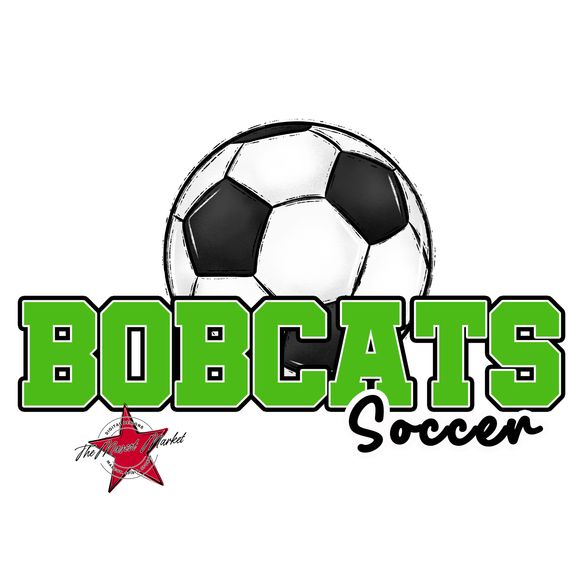 Bobcats Varsity Soccer-Bright Green