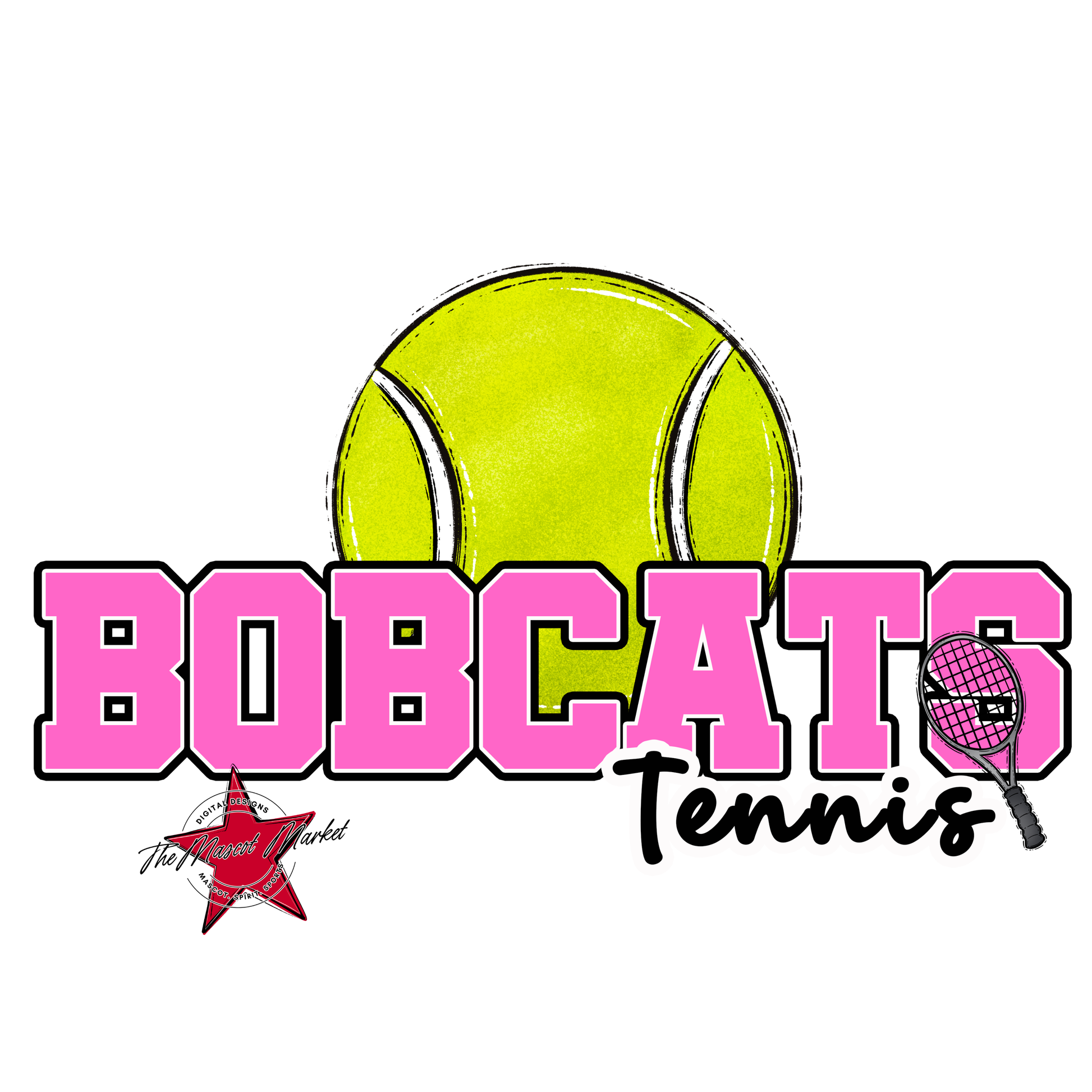 Bobcats Varsity Tennis-Baby Pink