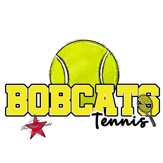 Bobcats Varsity Tennis-Bright Yellow