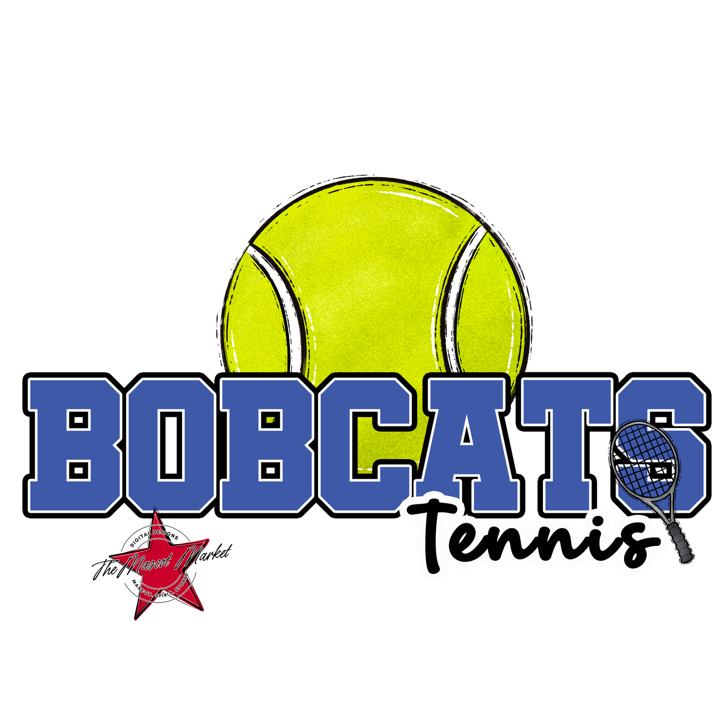 Bobcats Varsity Tennis-Off Blue