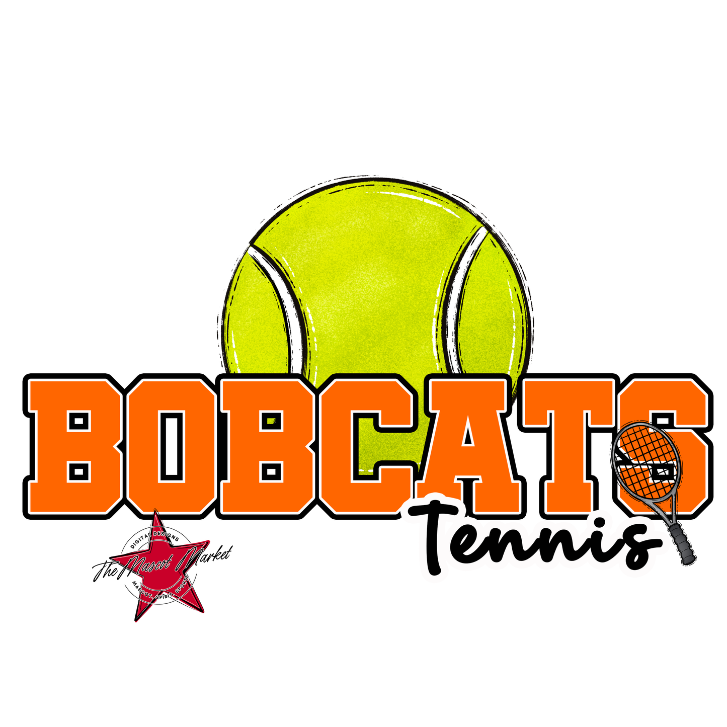 Bobcats Varsity Tennis-Orange