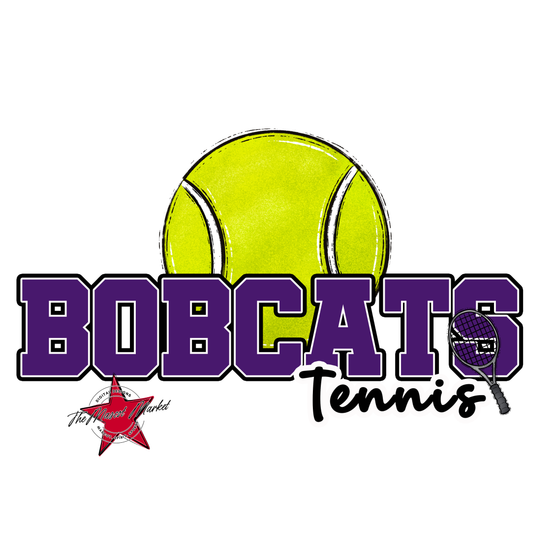 Bobcats Varsity Tennis-Purple