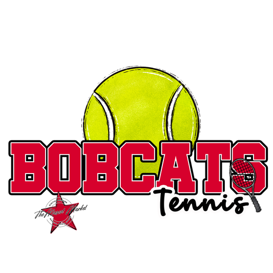 Bobcats Varsity Tennis-Red