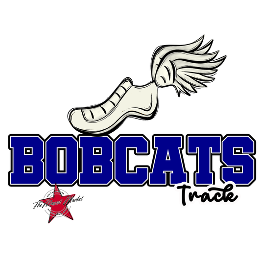 Bobcats Varsity Track-Blue