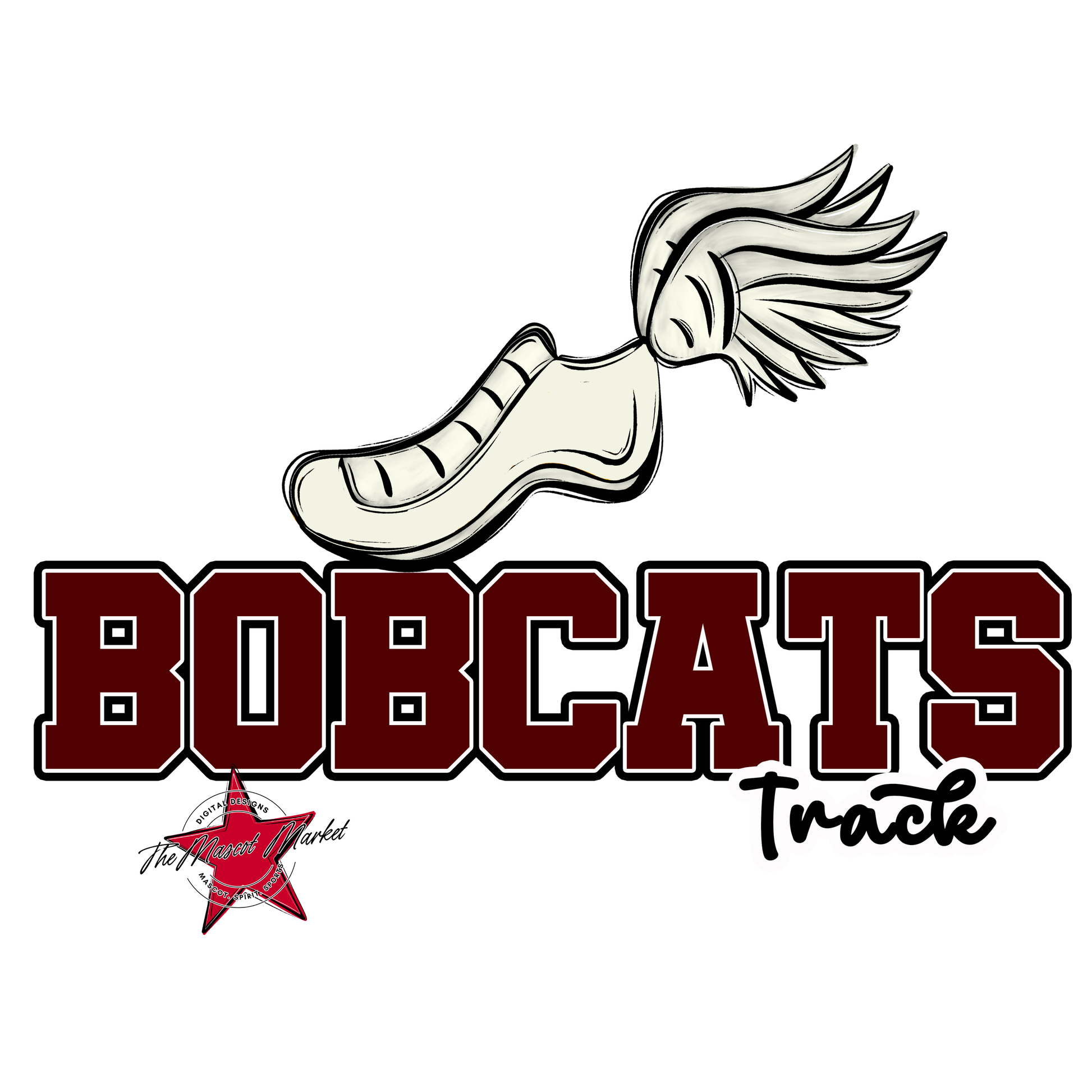 Bobcats Varsity Track-Maroon