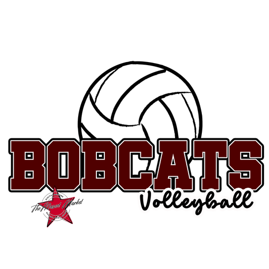 Bobcats Varsity Volleyball-Maroon