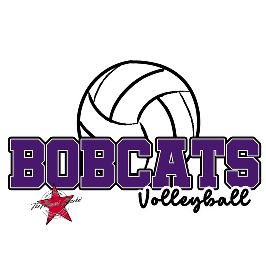 Bobcats Varsity Volleyball-Purple