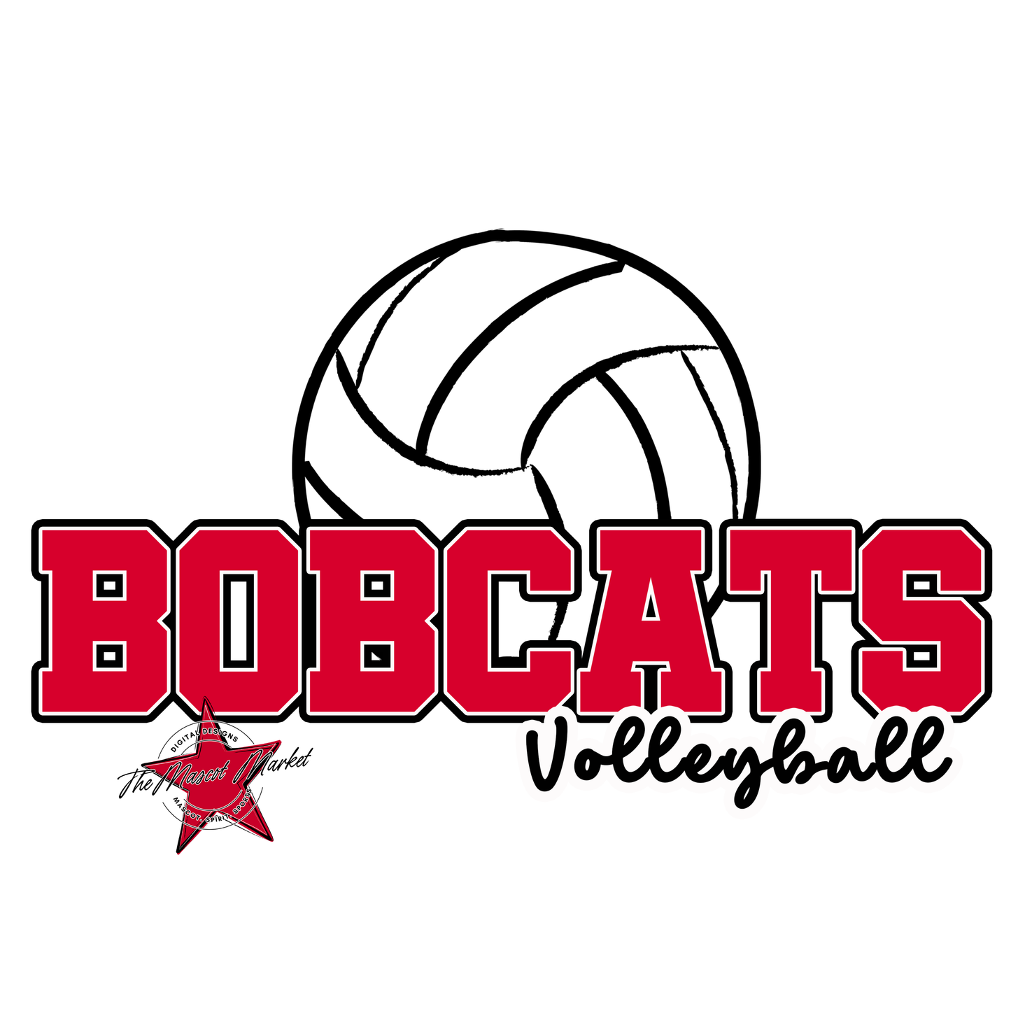 Bobcats Varsity Volleyball-Red