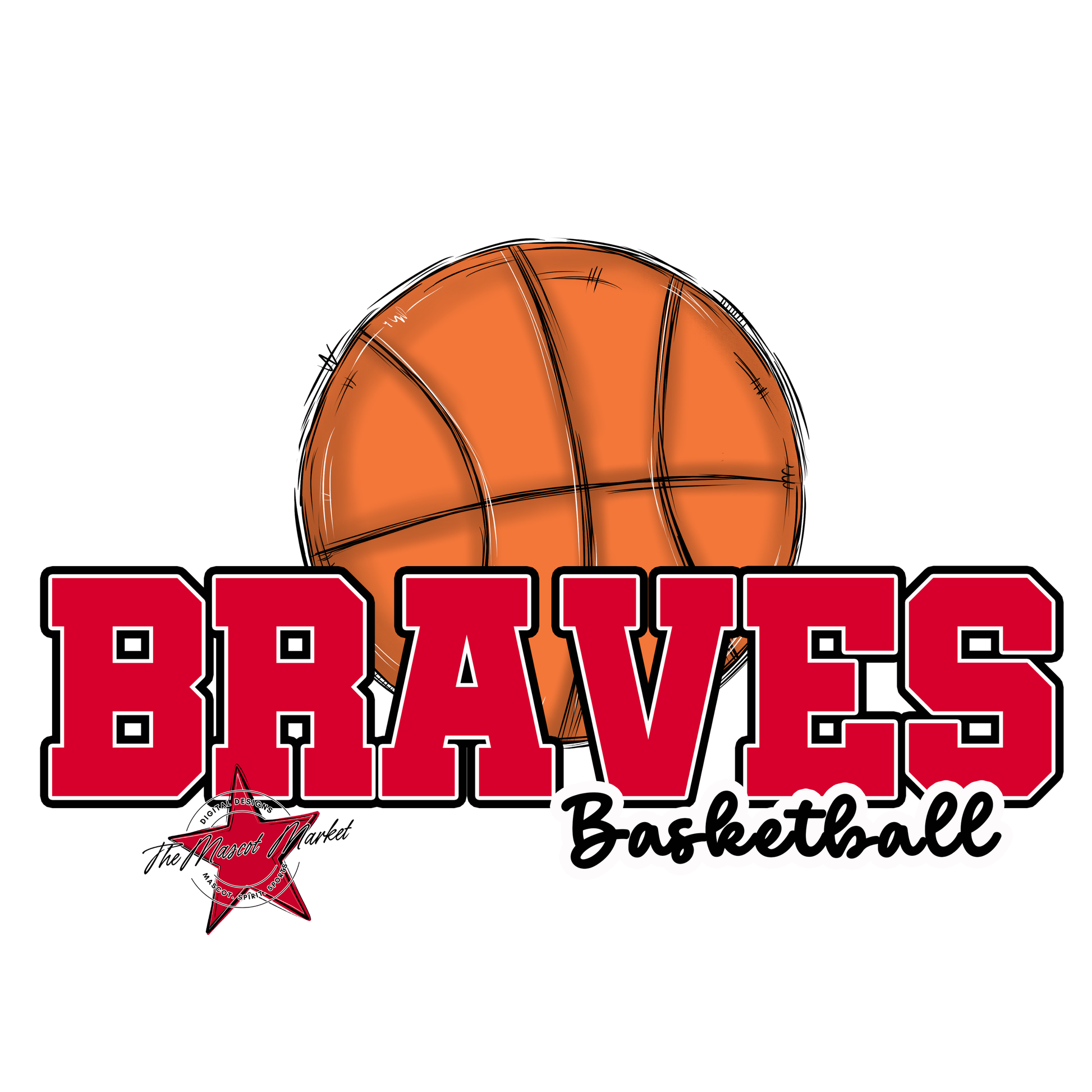 Braves Varsity Basketball-Red