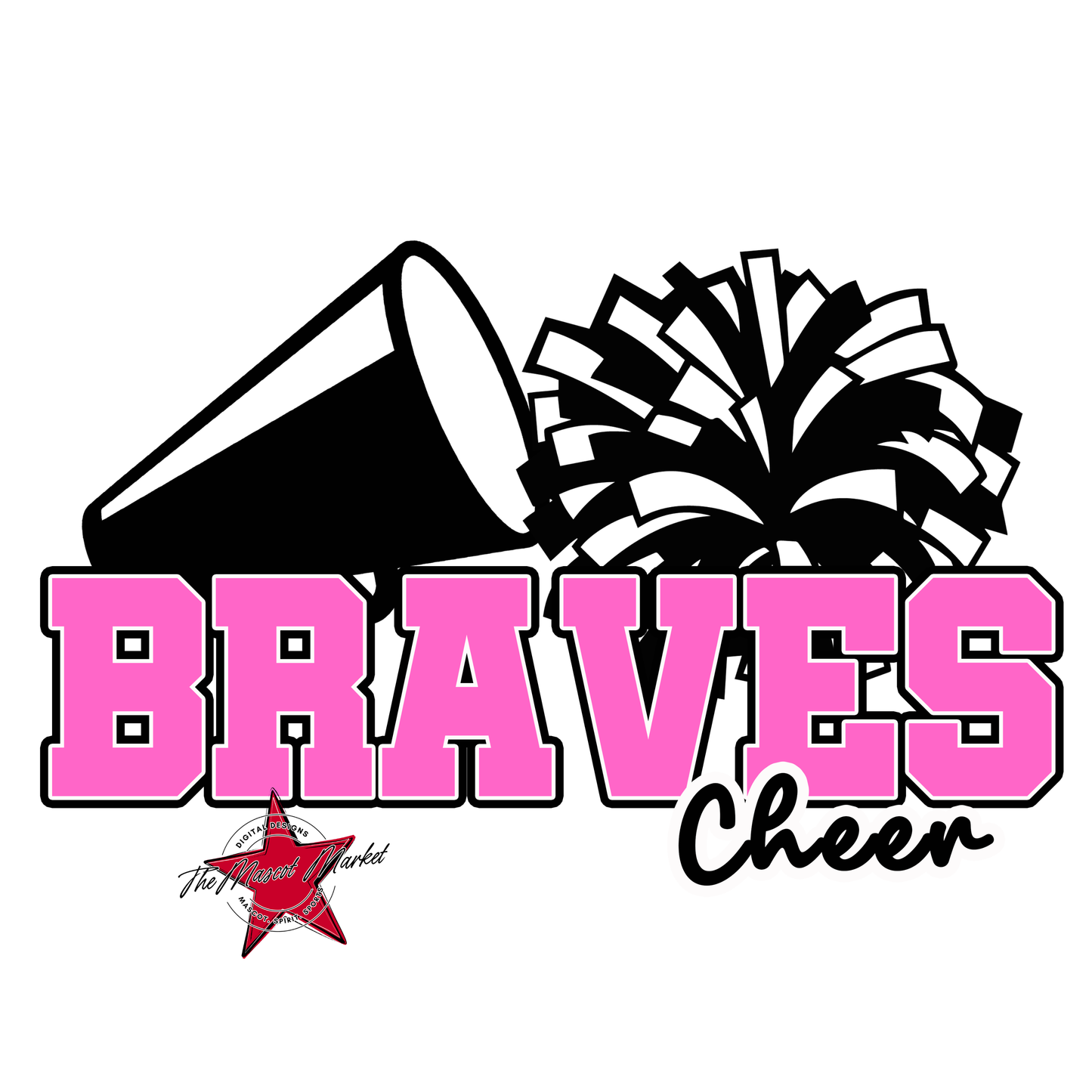 Braves Varsity Cheer-Baby Pink