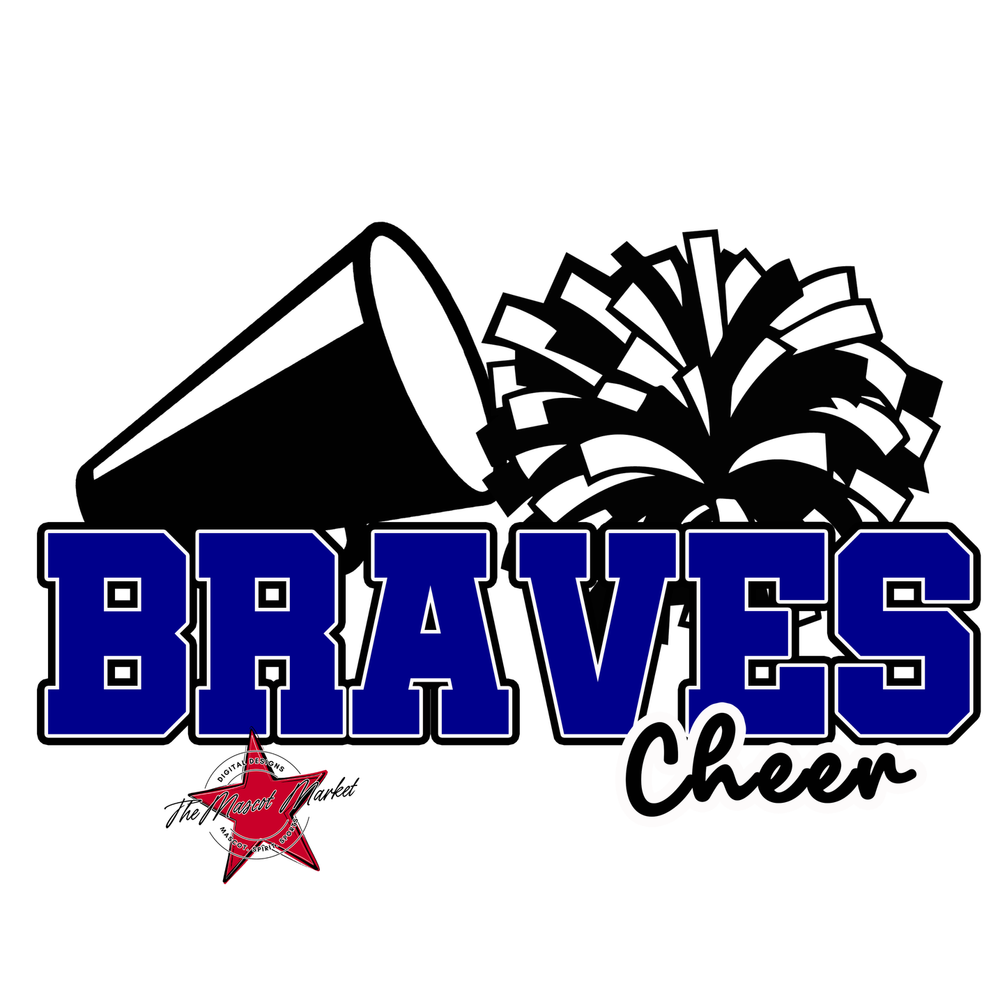 Braves Varsity Cheer-Blue
