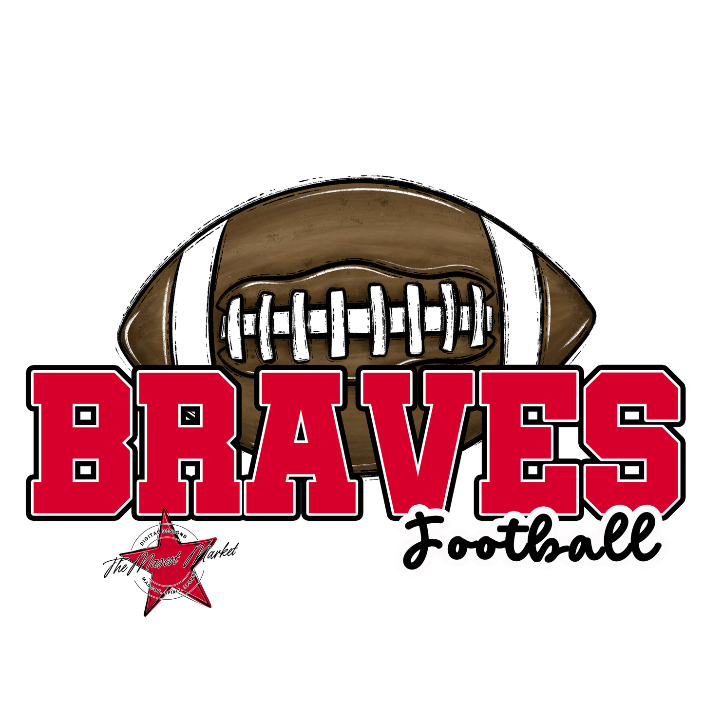 Braves Varsity Football-Red