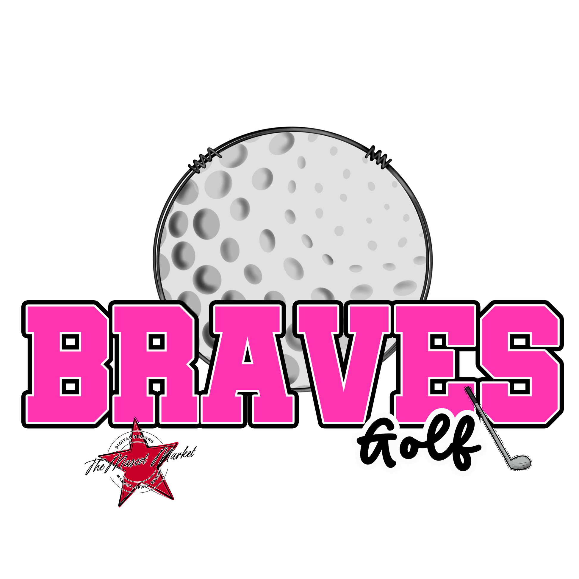 Braves Varsity Golf-Pink