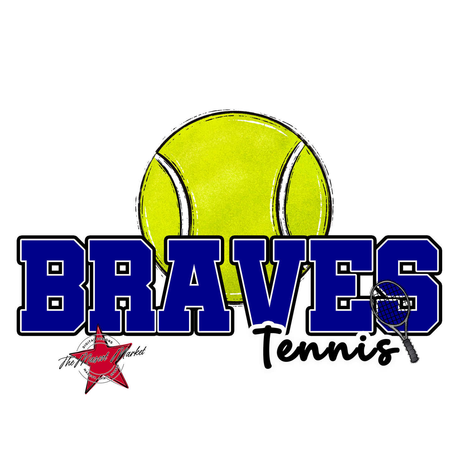 Braves Varsity Tennis-Blue