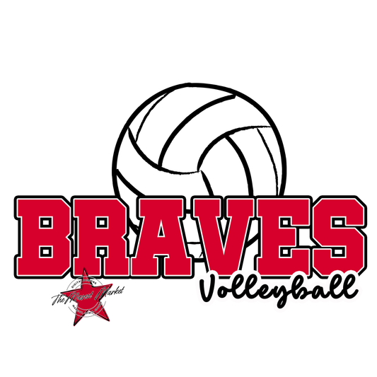 Braves Varsity Volleyball-Red