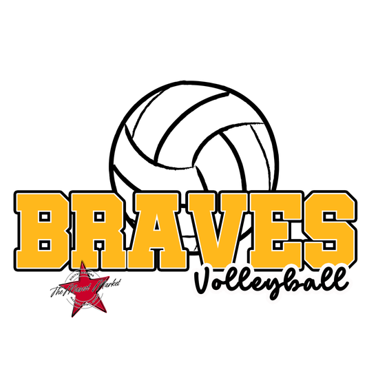 Braves Varsity Volleyball-Yellow