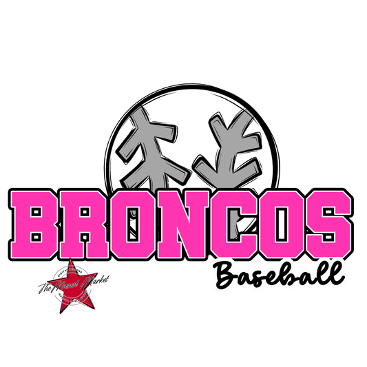 Broncos Varsity Baseball-Pink