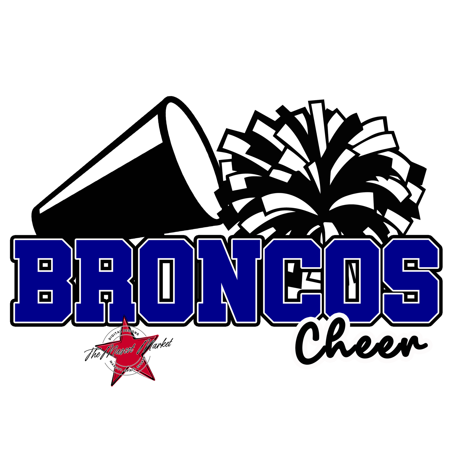 Broncos Varsity Cheer-Blue
