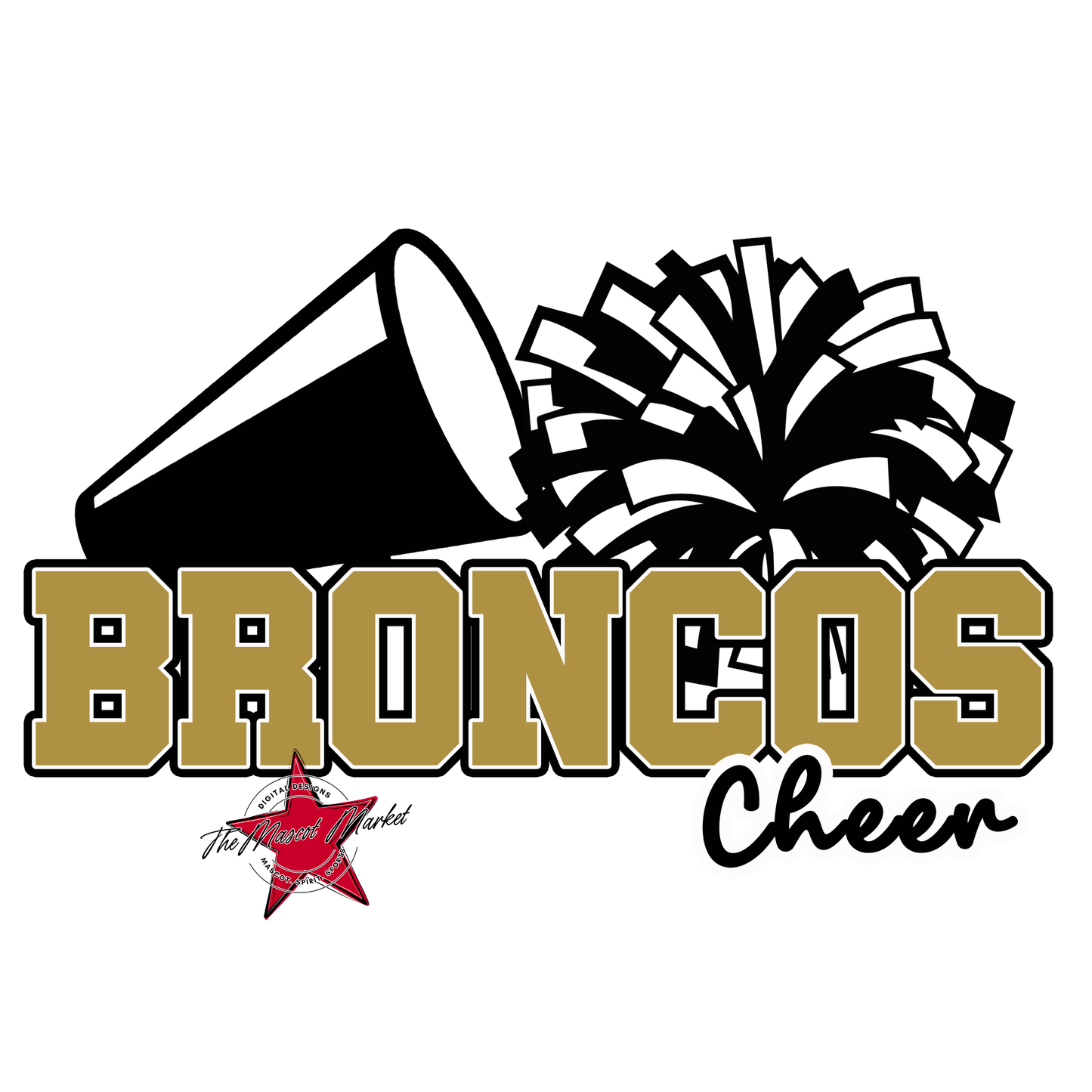 Broncos Varsity Cheer-Gold