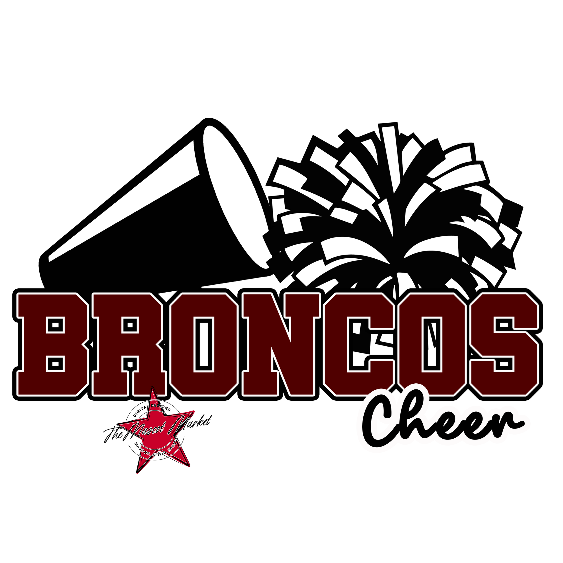 Broncos Varsity Cheer-Maroon