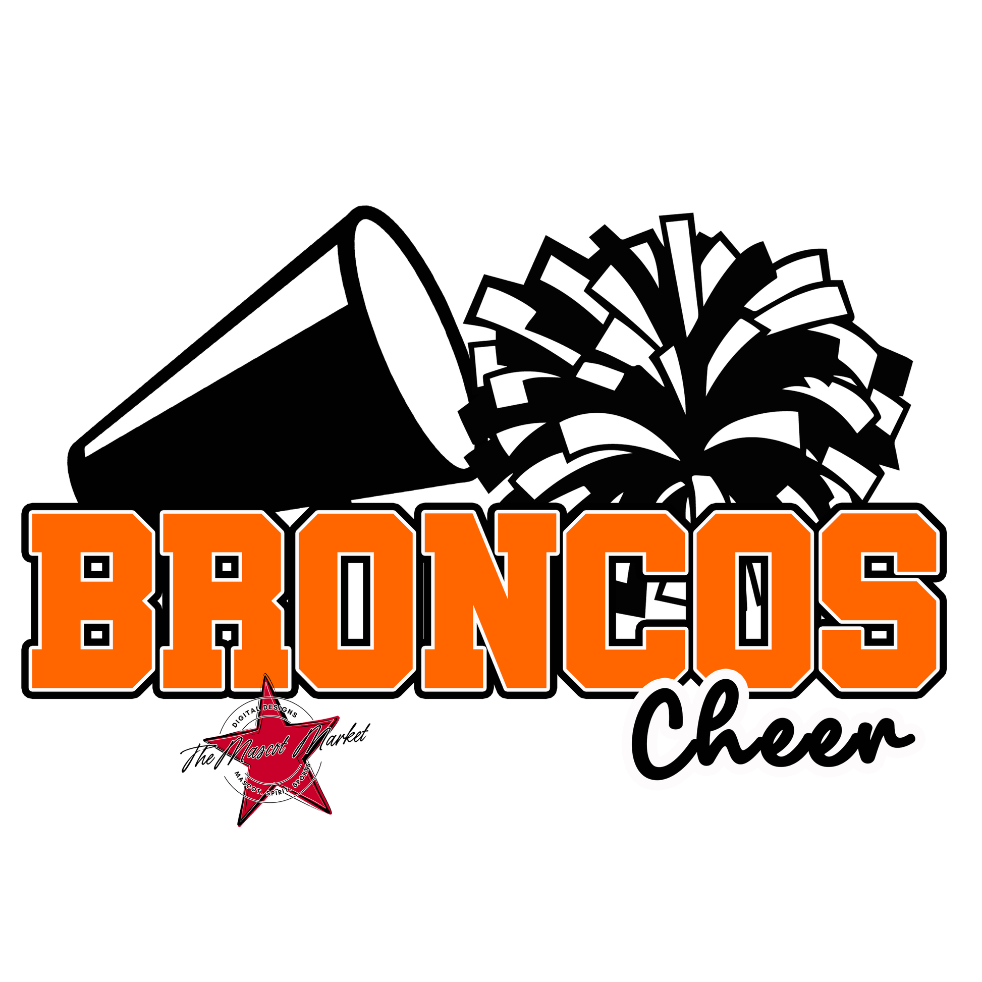 Broncos Varsity Cheer-Orange