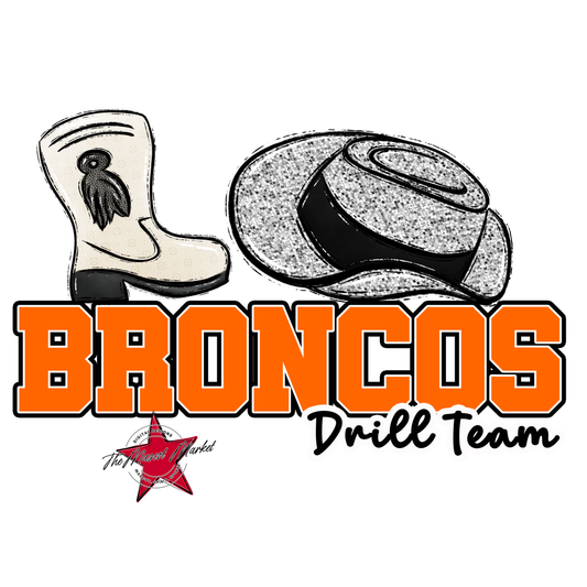 Broncos Varsity Drillteam-Orange