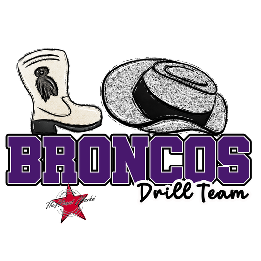 Broncos Varsity Drillteam-Purple