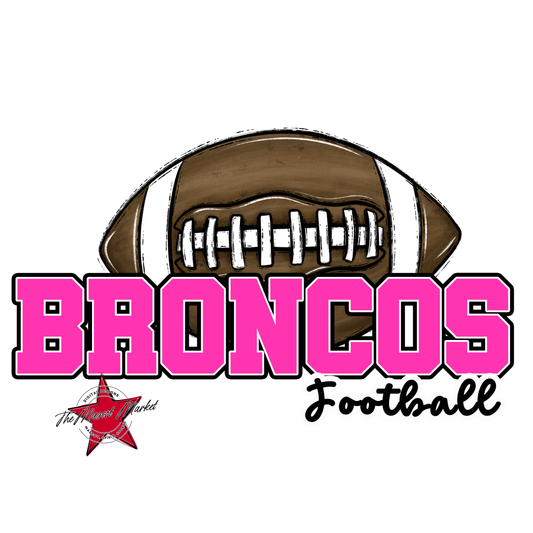 Broncos Varsity Football-Pink