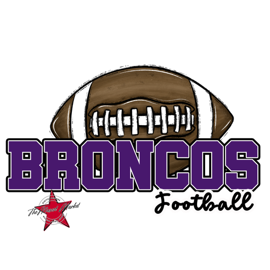 Broncos Varsity Football-Purple