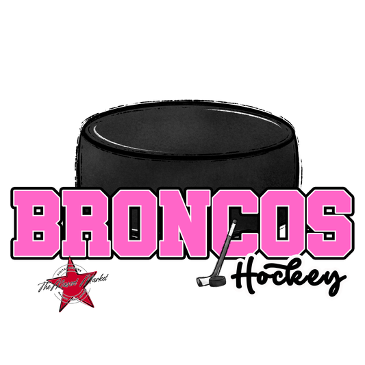 Broncos Varsity Hockey-Baby Pink