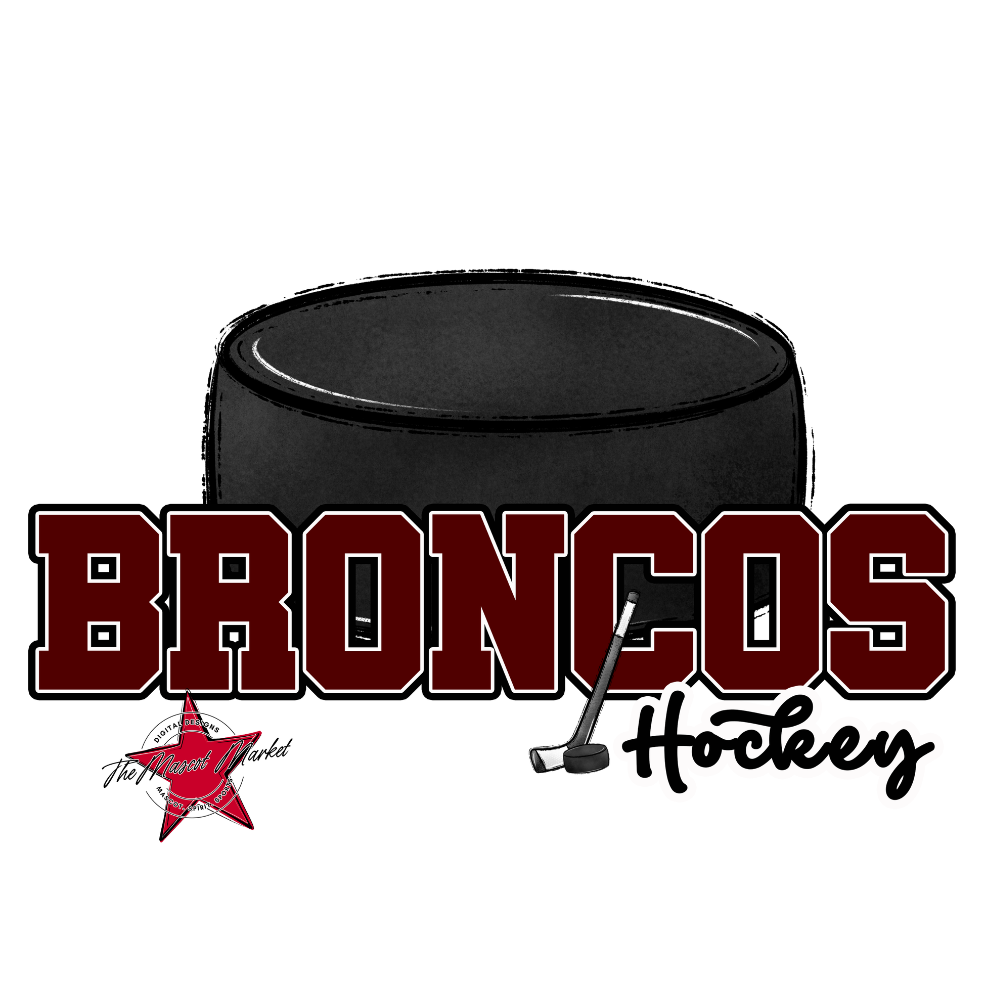 Broncos Varsity Hockey-Maroon