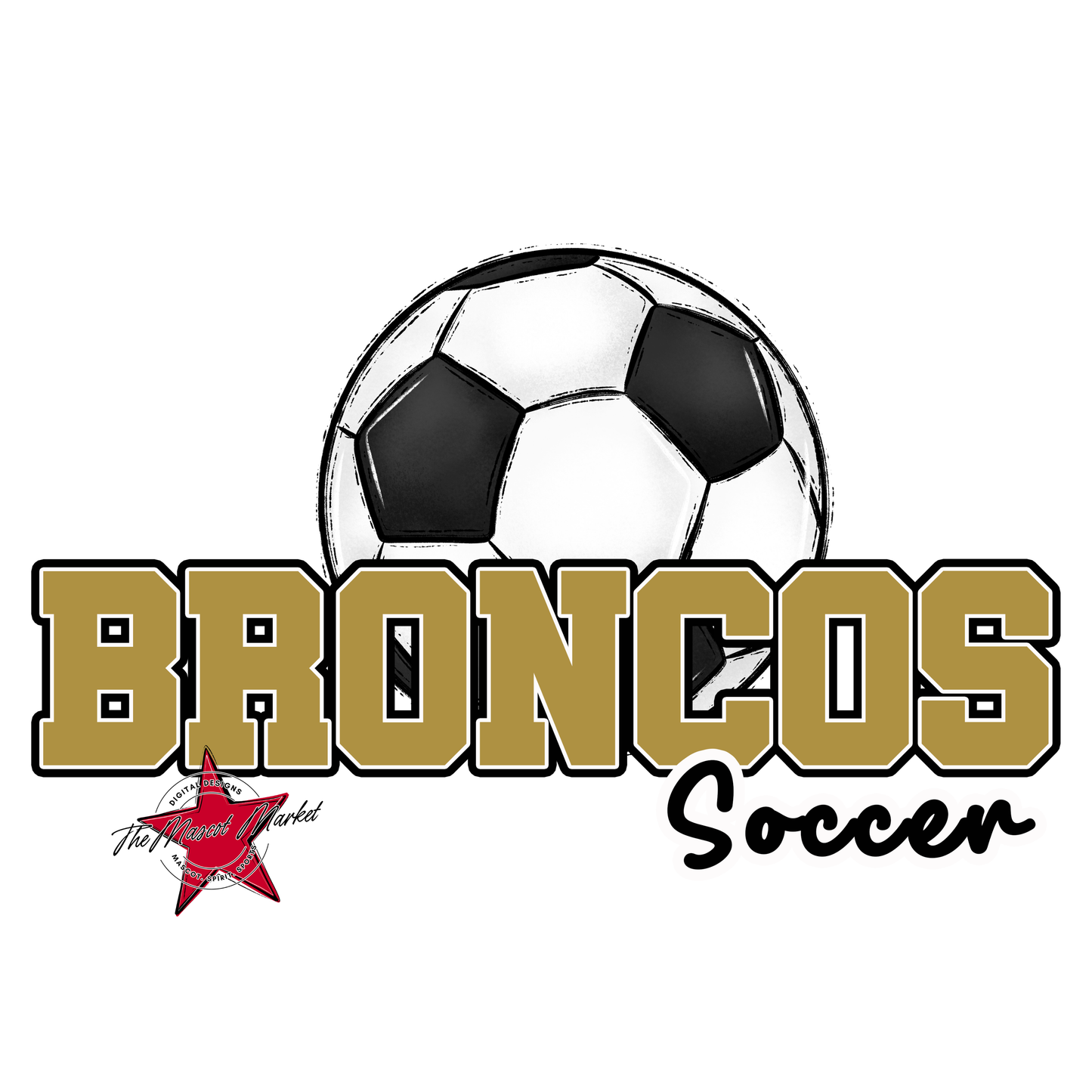 Broncos Varsity Soccer-Gold