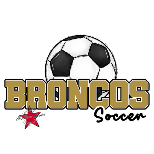 Broncos Varsity Soccer-Gold