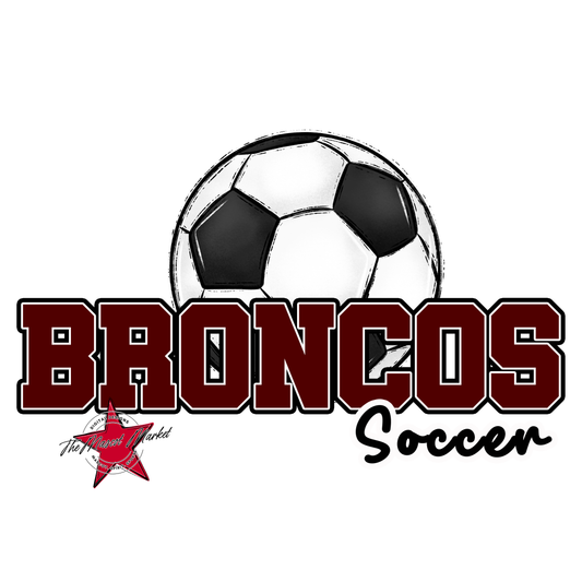 Broncos Varsity Soccer-Maroon