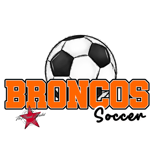 Broncos Varsity Soccer-Orange
