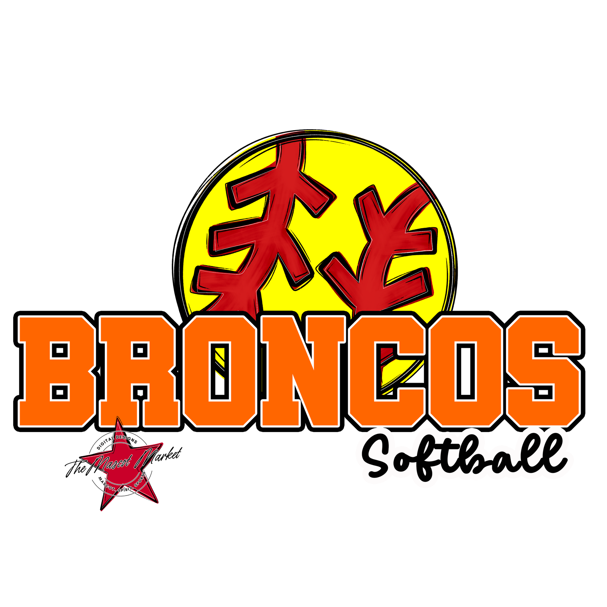 Broncos Varsity Softball-Orange