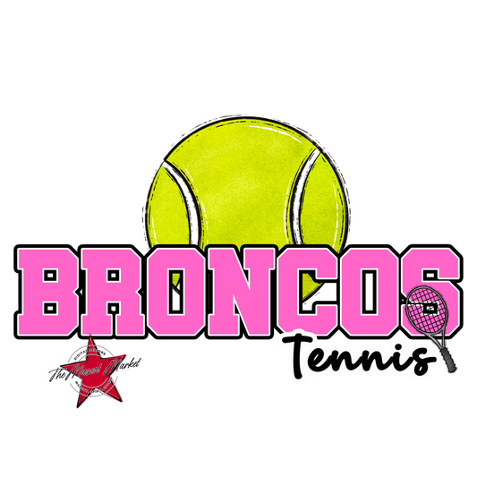 Broncos Varsity Tennis-Baby Pink