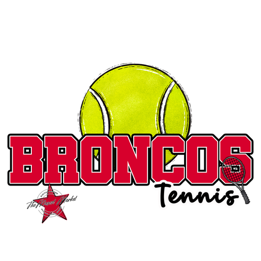Broncos Varsity Tennis-Red