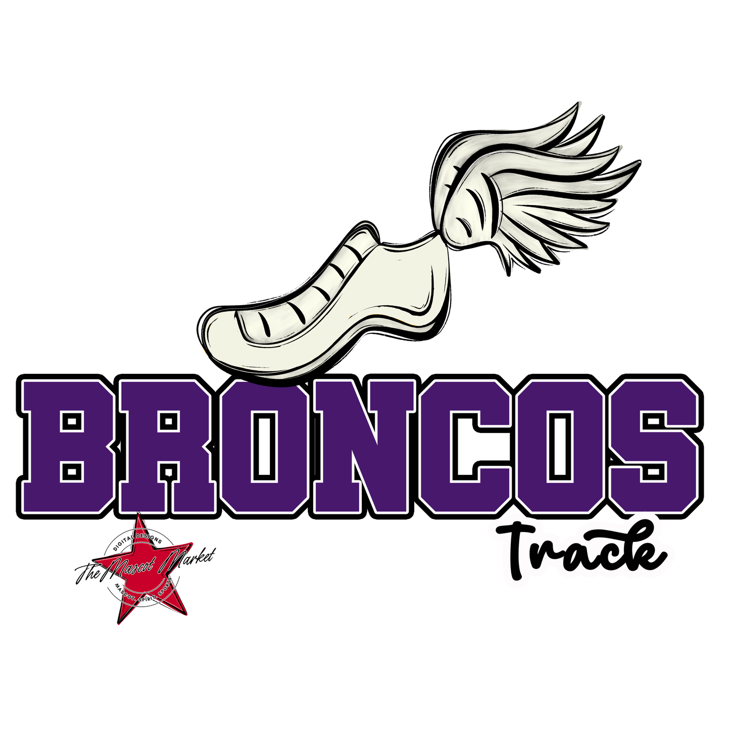Broncos Varsity Track-Purple